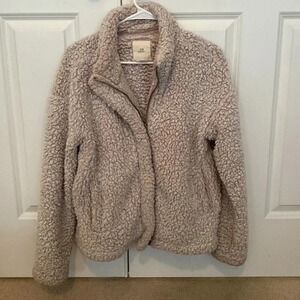Thread supply Sherpa jacket size small 10 zip up pockets